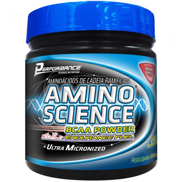 AMINO SCIENCE BCAA POWDER - 300g - PERFORMANCE NUTRITION