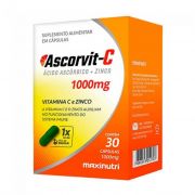 ASCORVIT-C + ZINCO - 30 CAPS - MAXINUTRI