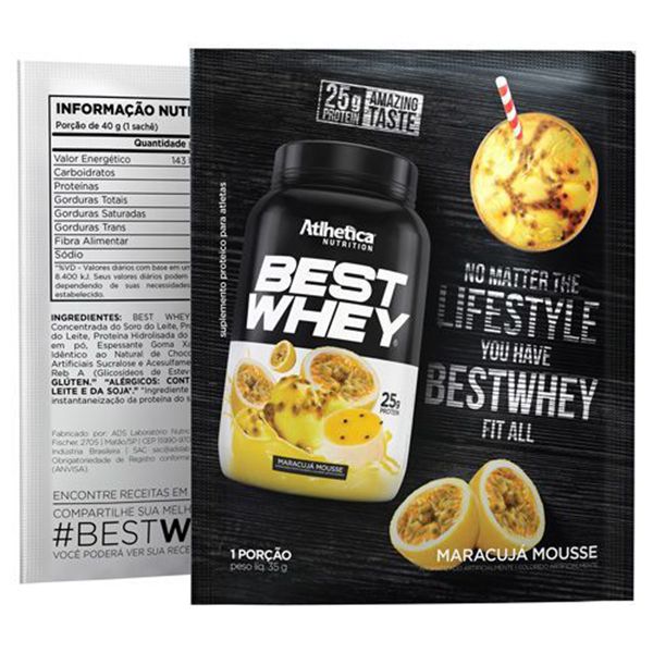 BEST WHEY - SACHÊ - ATLHETICA NUTRITION