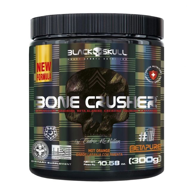 BONE CRUSHER HOT ORANGE - 300g - BLACK SKULL