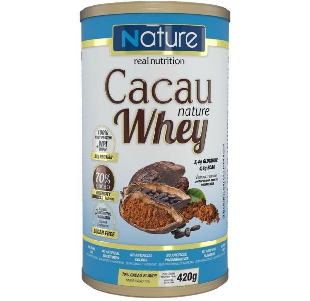 CACAU NATURE WHEY 70% - 420g - NUTRATA