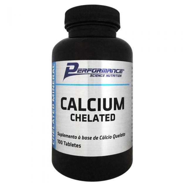 CALCIUM CHELATED - 100 TABS - PERFORMANCE NUTRITION