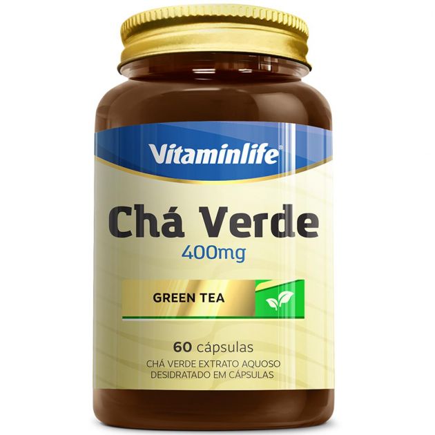 CHÁ VERDE - 60 CAPS - VITAMINLIFE