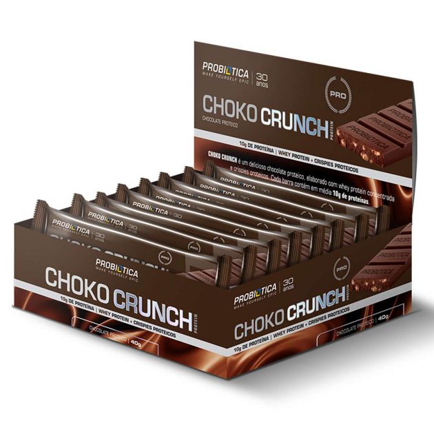CHOKO CRUNCH BARRA - 12 UN - PROBIÓTICA