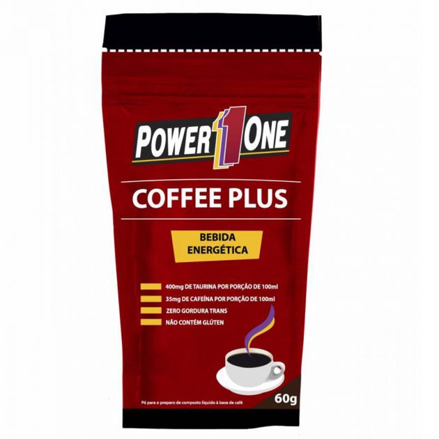 COFFE PLUS BEBIDA ENERGÉTICA - 60g - POWER ONE