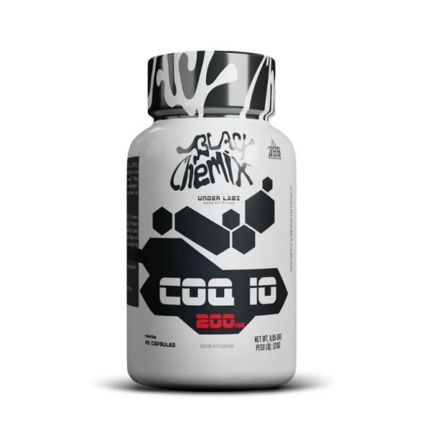 COQ 10 200mg - 45 CAPS - BLACK CHEMIX - UNDER LABZ