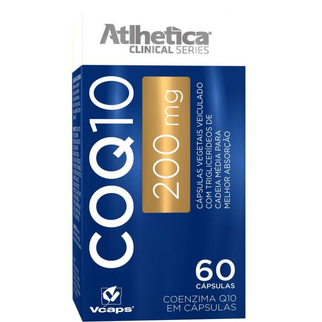 COQ 10 - 200mg - 60 CAPS - ATLHETICA NUTRITION