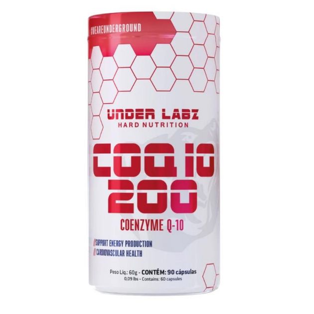 COQ 10 - 200mg - 90 CAPS - UNDER LABZ