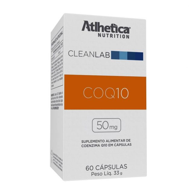 COQ 10 - 50mg CLEANLAB - 60 CAPS - ATLHETICA