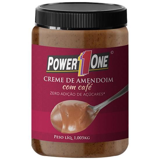 CREME DE AMENDOIM COM CAFÉ - 1kg - POWER ONE
