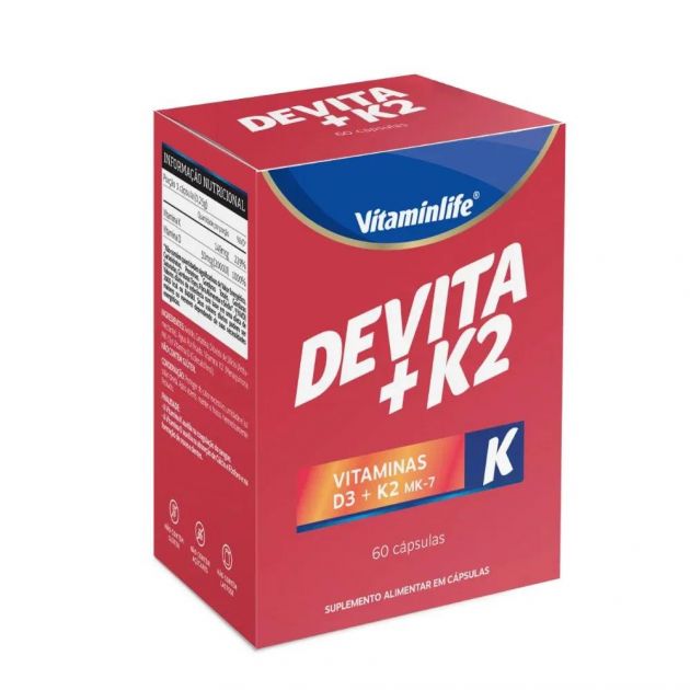 DEVITA + K2 - 60 CAPS - VITAMINLIFE