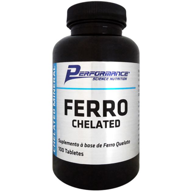 FERRO CHELATED - 100 TABS - PERFORMANCE NUTRITION