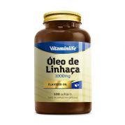 ÓLEO DE LINHAÇA - 100 CAPS - VITAMINLIFE