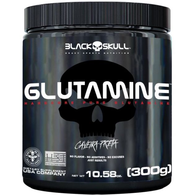 GLUTAMINE - 300g - BLACK SKULL
