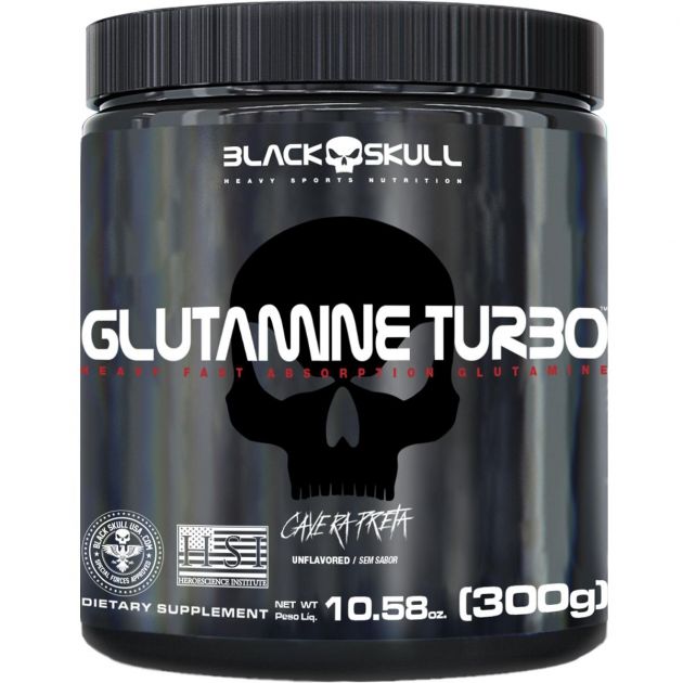 GLUTAMINE TURBO - 300g - BLACK SKULL