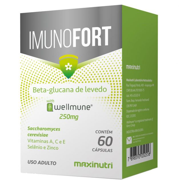 IMUNOFORT WELLMUNE - 60 CAPS - MAXINUTRE