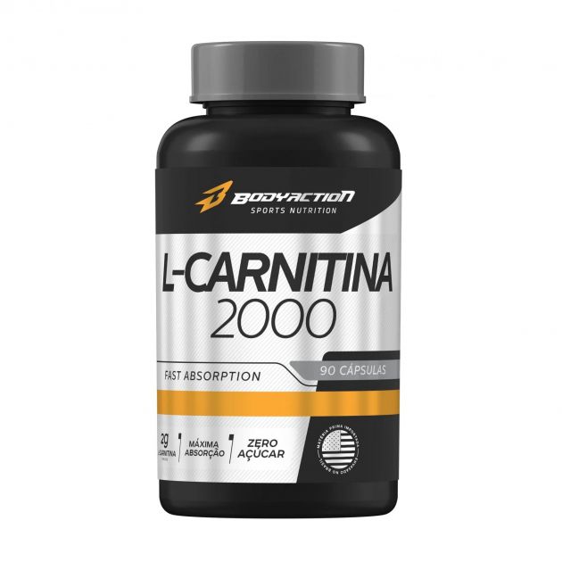 L-CARNITINA 2000mg - 90 CAPS - BODY ACTION