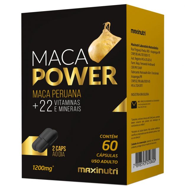MACA POWER - 60 CAPS - MAXINUTRI