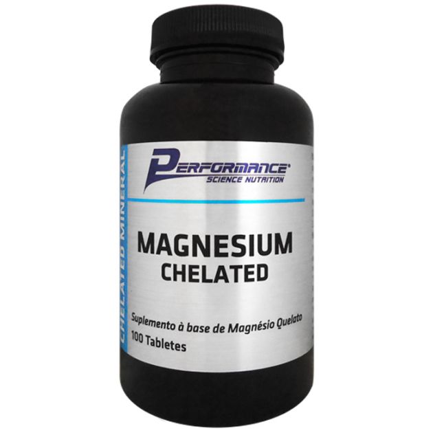 MAGNESIUM CHELATED - 100 TABS - PERFORMANCE NUTRITION