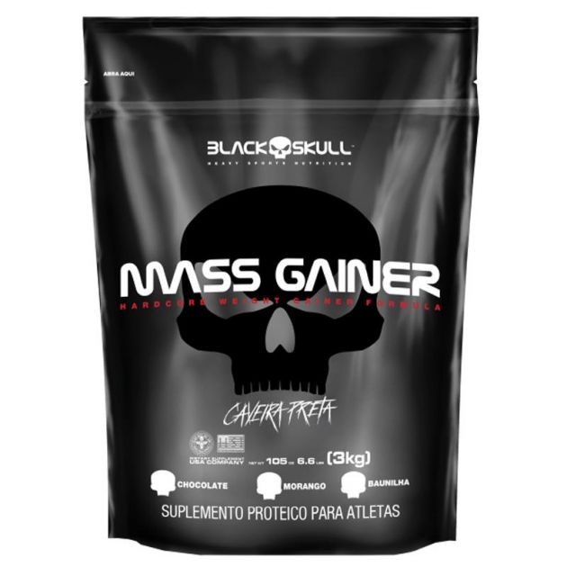 MASS GAINER - 3000g - BLACK SKULL
