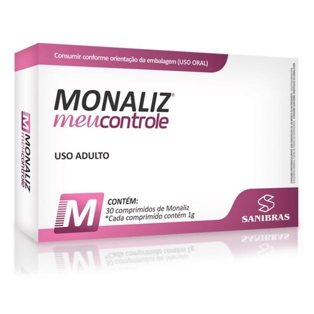 MONALIZ - MEU CONTROLE - 30 CAPS - SANIBRAS