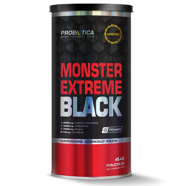 MONSTER EXTREME BLACK - 44 PACKS - PROBIÓTICA
