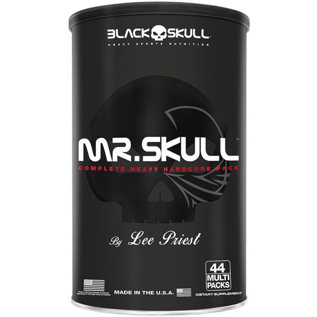 MR SKULL BY LEE PRIEST - 44 PACKS - BLACK SKULL