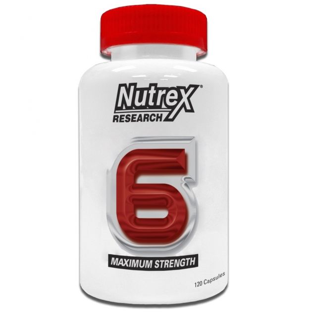 NUTREX 6 WHITE - 120 CAPS - NUTREX RESEARCH