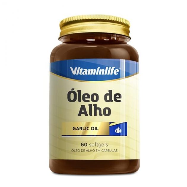 ÓLEO DE ALHO - 60 CAPS - VITAMINLIFE
