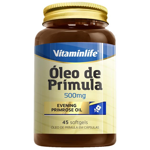 ÓLEO DE PRÍMULA - 45 CAPS - VITAMINLIFE