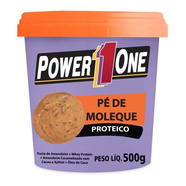 PÉ DE MOLEQUE PROTEICO - 500g - POWER ONE