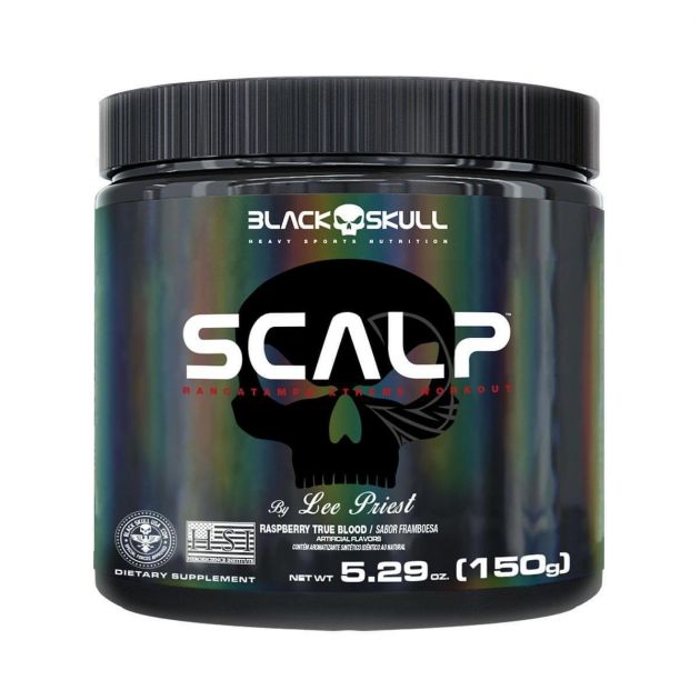 SCALP - PRÉ-TREINO - 150g - BLACK SKULL