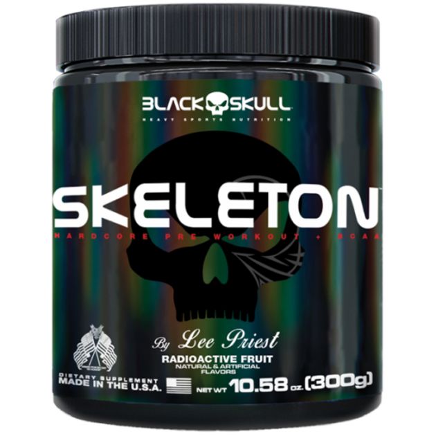 SKELETON  BCAA - 300g - BLACK SKULL