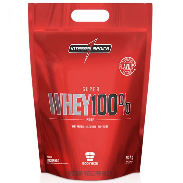 SUPER WHEY 100% PURE - REFIL - 907g - INTEGRALMÉDICA