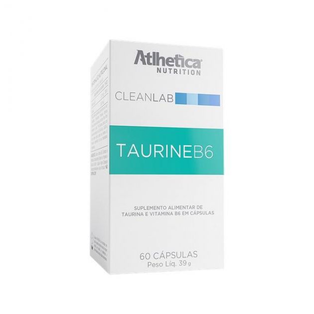 TAURINE B6 - 60 CAPS - ATLHETICA NUTRITION